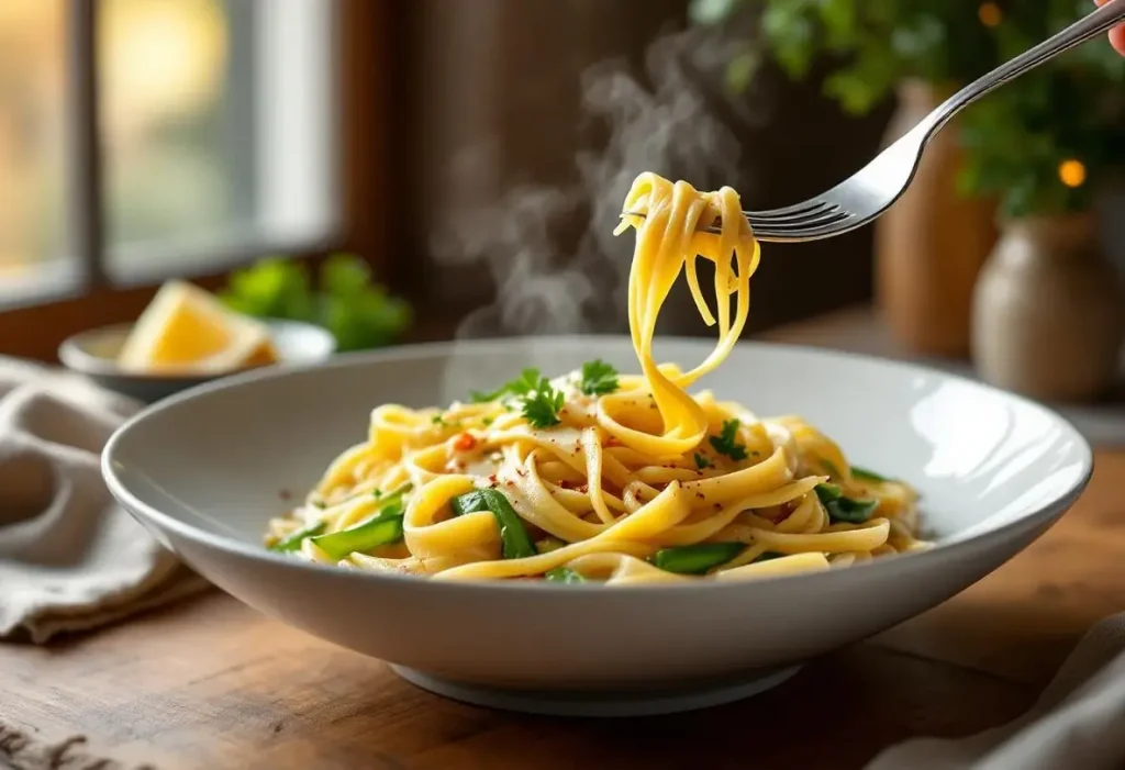 Recette : linguine au poireau et paprika fumé — en vidéo